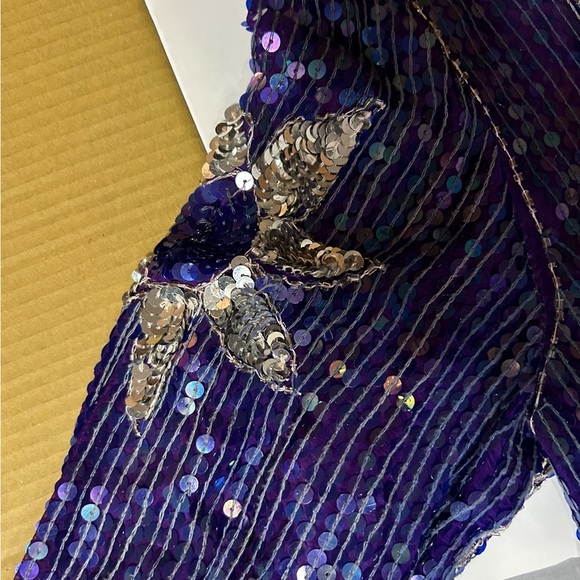 Fully Beaded Silk Tunic Dress Vintage - Picture 6 of 13